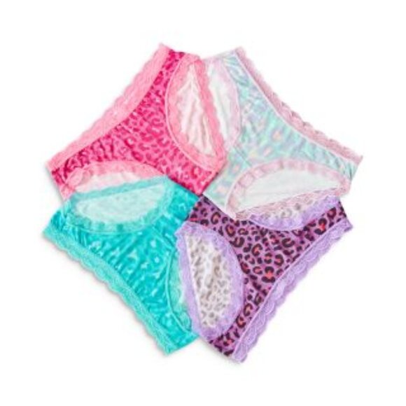 Stripe & Stare Women's Bikini Briefs 4-Pack Multicolor Medium NWT - Picture 1 of 2